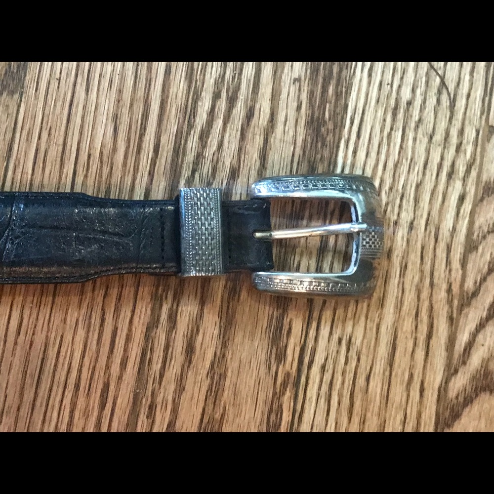 Black Leather Belt